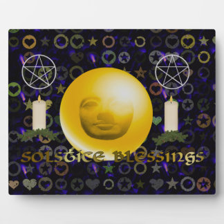 Solstice Blessings Plaque