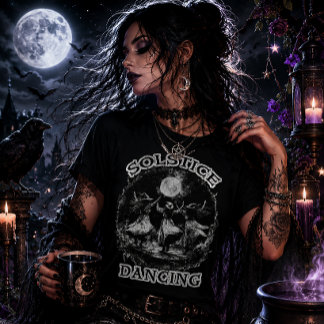 Solstice Dancing in the Full Moon Tri-Blend Shirt
