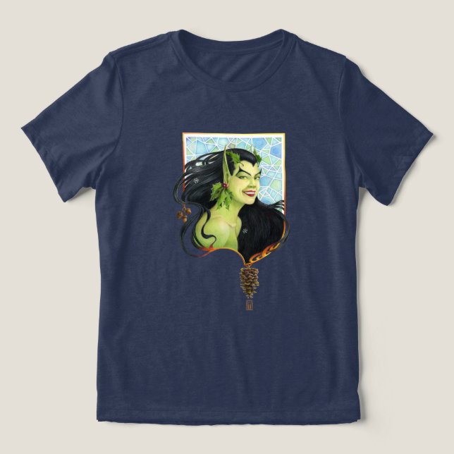 Solstice Elf  Tri-Blend Shirt (Design Front)