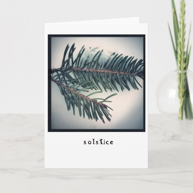 Solstice Holiday Card (Front)
