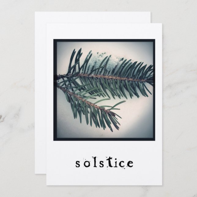Solstice - Holiday Card (Front/Back)