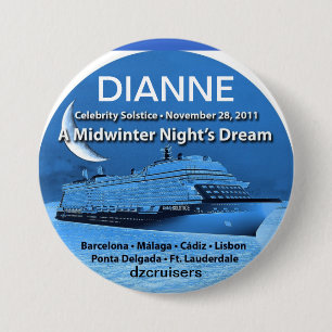 SOLSTICE NOV 28, 2011 7.5 CM ROUND BADGE