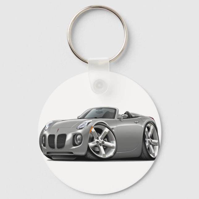 Solstice Silver Convertible Key Ring (Front)