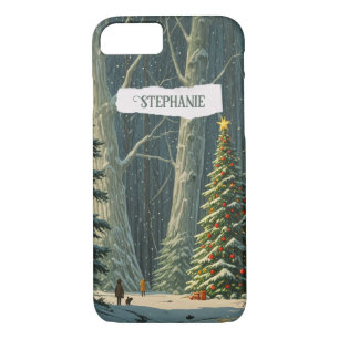 Solstice Spruce Personalised Christmas  iPhone 8/7 Case