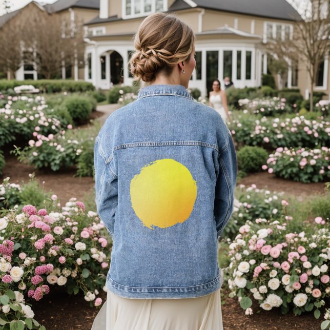 Solstice Whisper Denim Jacket (Wedding Back)