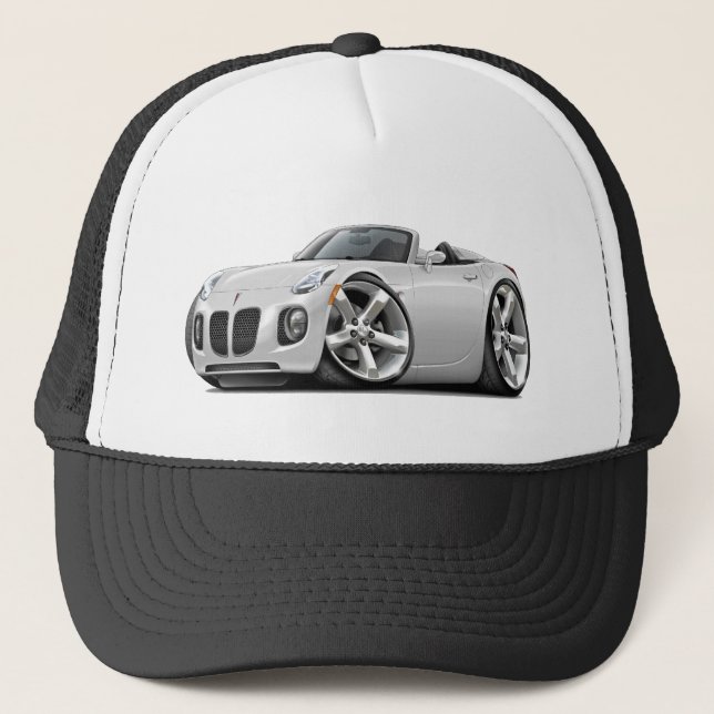 Solstice White Convertible Trucker Hat (Front)
