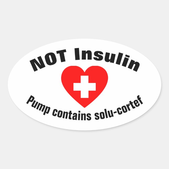 Solu-Cortef Pump Stickers (Front)