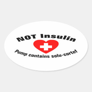Solu-Cortef Pump Stickers