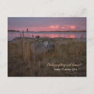 Soluppgång vid havet CC0760 Sideby Siipyy Postcard