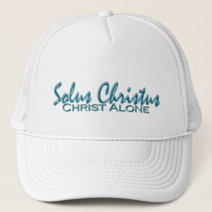 Solus Christus~ Christ Alone Trucker Hat