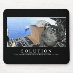 Solution: Inspirational Quote 2 Mouse Mat