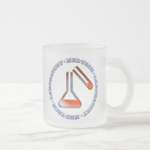 SOLUTION MED TECH - MEDICAL LABORATORY FROSTED GLASS COFFEE MUG
