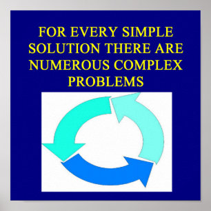 solutions and problems proverbs poster
