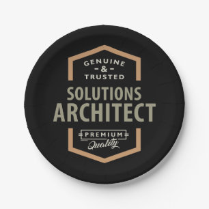 Solutions Architect Paper Plate