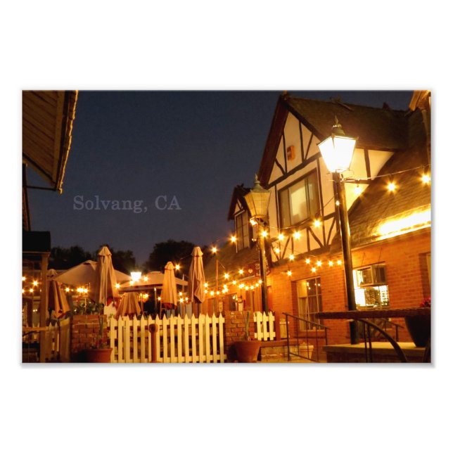 Solvang California Photo Print (Front)