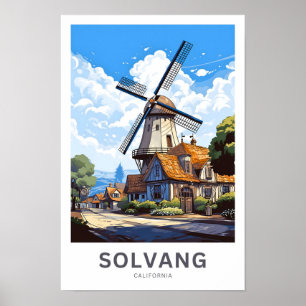 Solvang California Travel Print