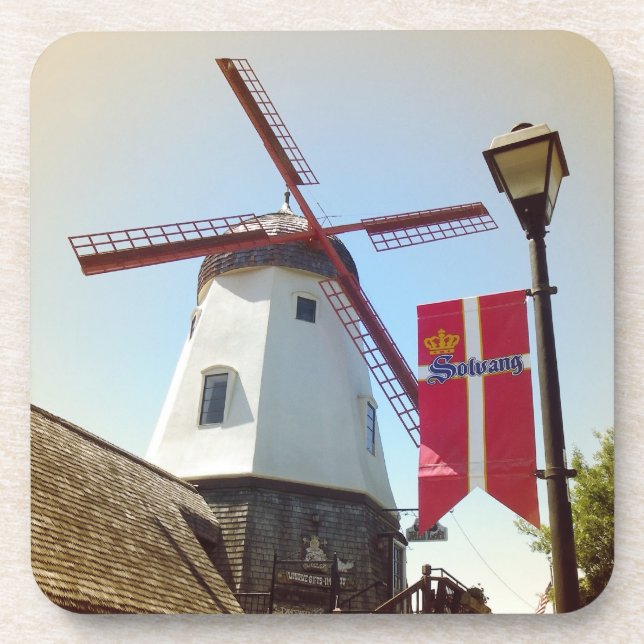 Solvang Cork Coasters! Coaster (Front)