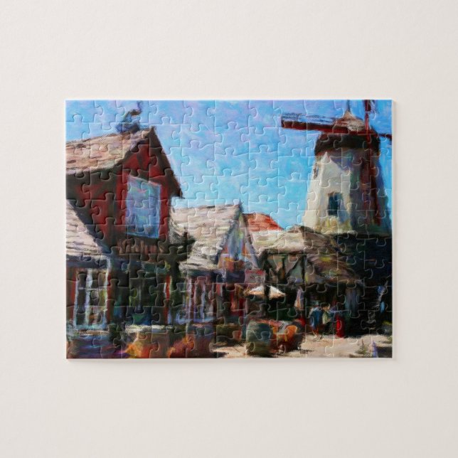 Solvang Windmill Jigsaw Puzzle (Horizontal)