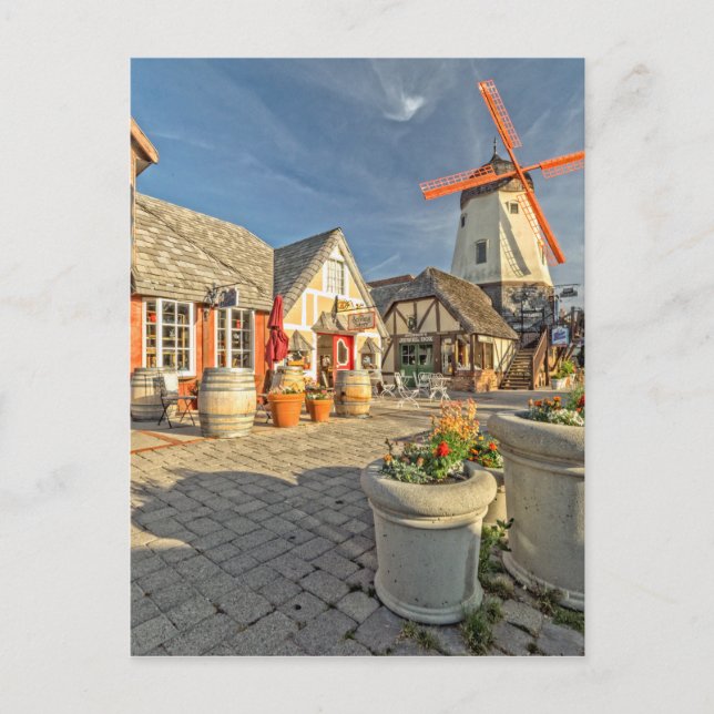 Solvang Windmill View Postcard (Front)