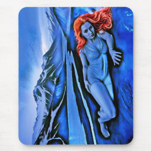 “Sólvátra” - Flame Beneath Ice Mouse Mat