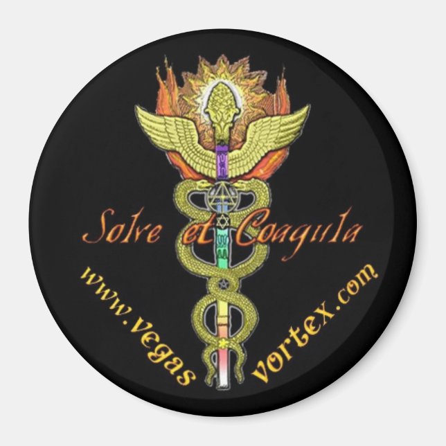 Solve Caduceus Magnet (Front)