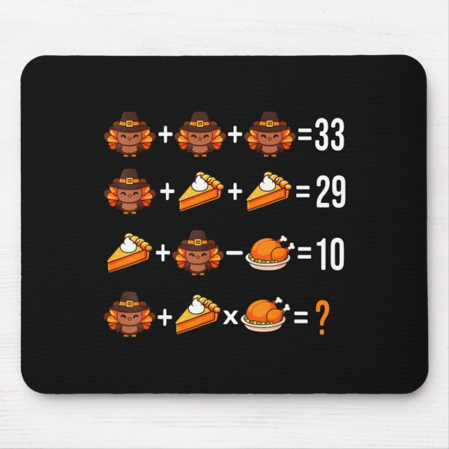 Solve The Problem Funny 67 Meme Brainrot Math Teac Mouse Mat (Front)