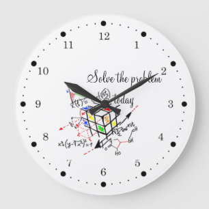 Solve the problem today large clock