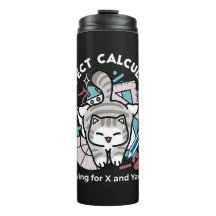 Solving for X and Yawns – Cute Tabby Cat Math Pun