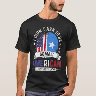 Somali American Countries Flags Pride Country Soma T-Shirt