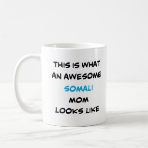 somali cat mum, awesome coffee mug