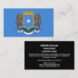 Somali Flag & Coat of Arms, Flag of Somalia Business Card