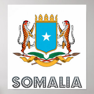 Somalia Coat of Arms Poster