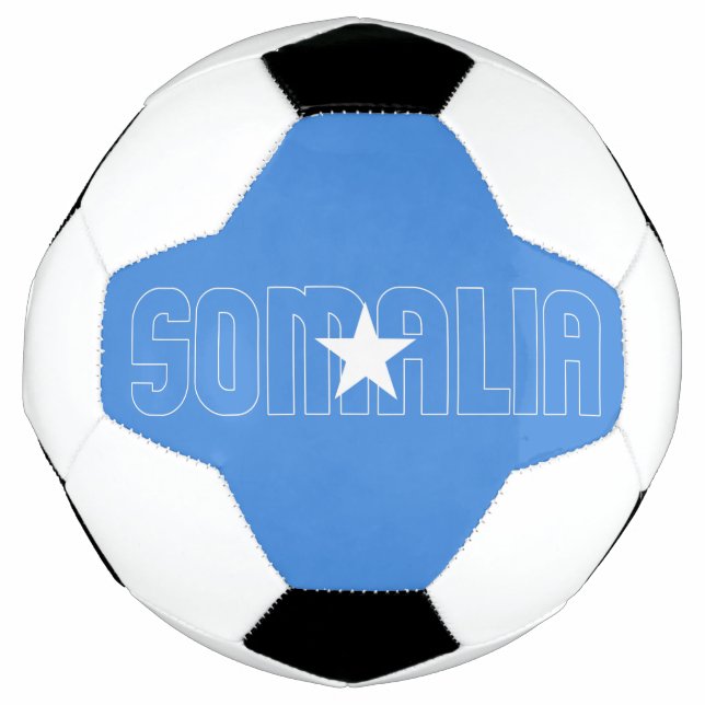 Somalia Flag Adorable Patriotic Football (Front)