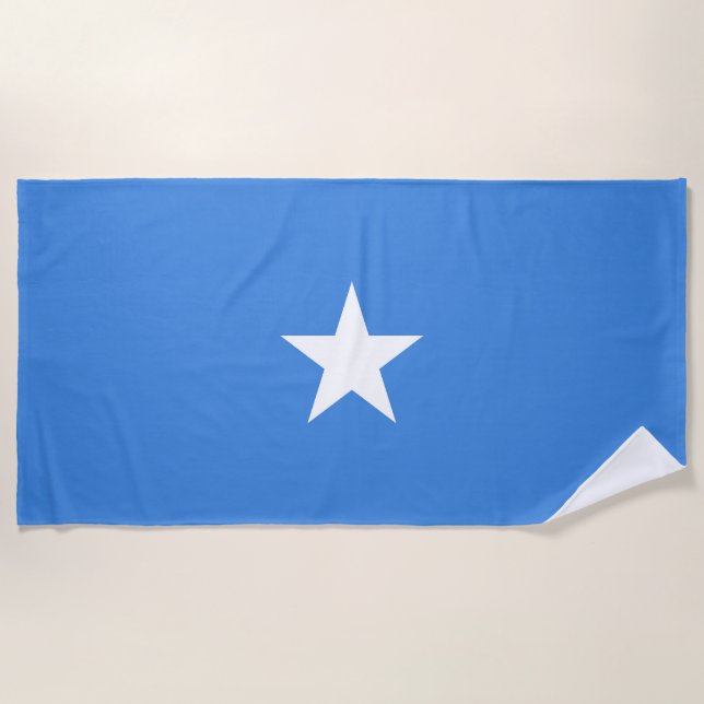 Somalia flag beach towel (Front)