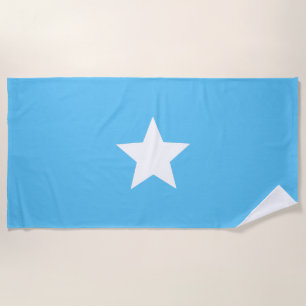 Somalia flag beach towel