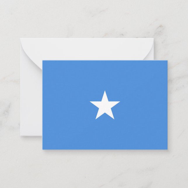 Somalia flag card (Front)