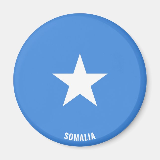 Somalia Flag Charming Patriotic Magnet (Front)