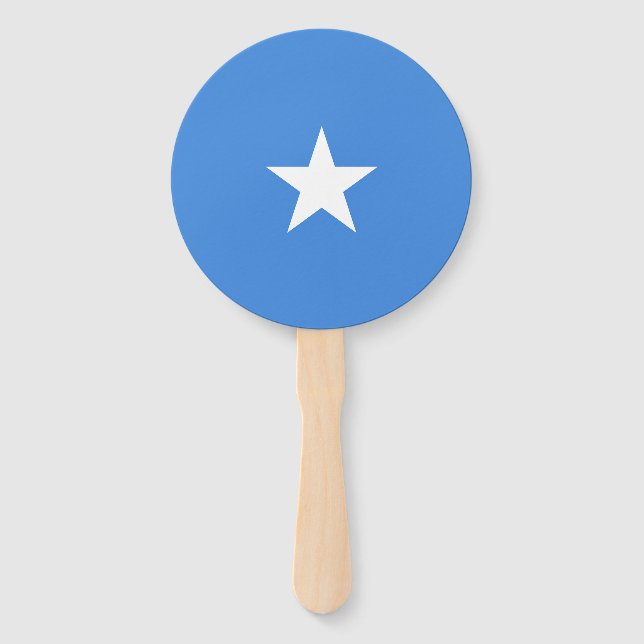 Somalia flag hand fan (Front)