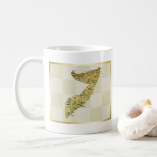 Somalia Flag + Map Mug