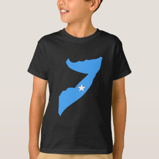Somalia flag map T-Shirt