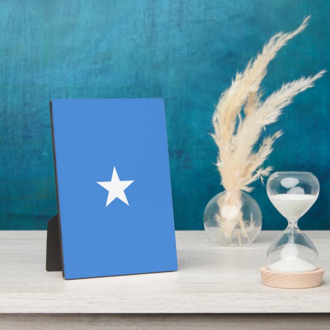Somalia flag plaque (Side)