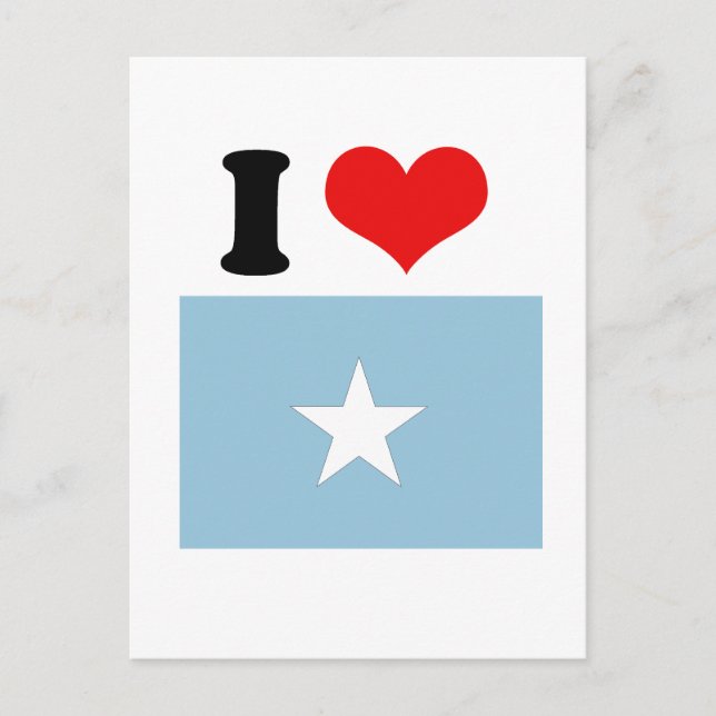 Somalia Flag Postcard (Front)
