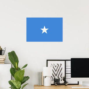 Somalia flag poster
