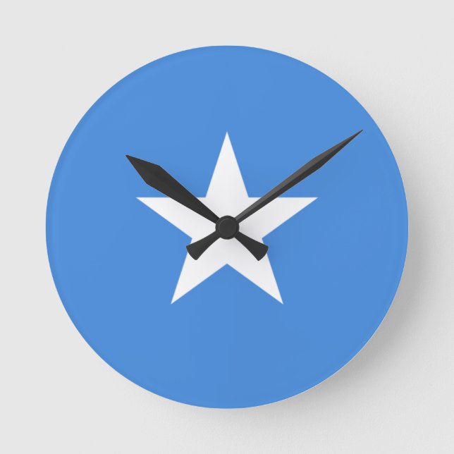 somalia flag round clock (Front)