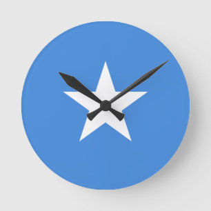 somalia flag round clock