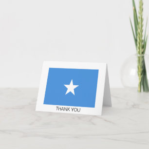 Somalia Flag Thank You Card