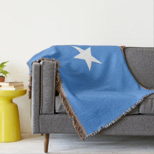 Somalia flag throw blanket