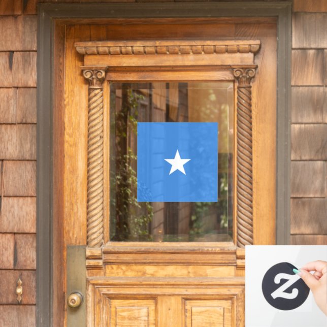 Somalia flag window cling (Home Door)