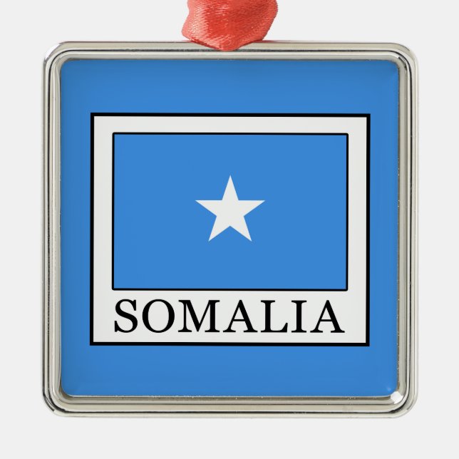 Somalia Metal Tree Decoration (Front)