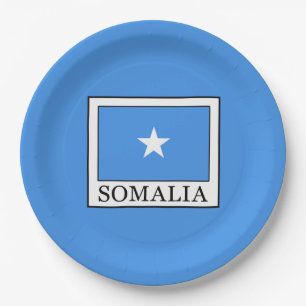 Somalia Paper Plate